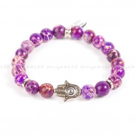  ANDROMÉDA TENGERI ÜLEDÉK JASPIS - FATIMA KEZE EZÜST