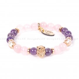 HEGYIKRISTÁLY-AMETISZT-RÓZSAKVARC - OROSZLÁN ARANY