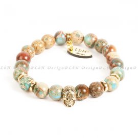 GALAXIS TENGERI ÜLEDÉK JÁSPIS - KOPONYA ARANY