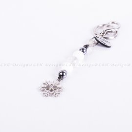 Kagyló-Roppantott Hegyikristály-Ezüst Hematit