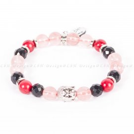 MÁLNA KVARC-FAZETTÁLT ÓNIX-VÖRÖS HOWLIT