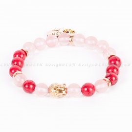 MÁLNA KVARC-VÖRÖS HOWLIT - BUDDHA ARANY