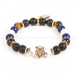 MATT ÓNIX-TIGRISSZEM-LAPIS LAZULI-HOWLIT