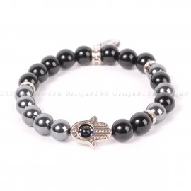 ÓNIX-HEMATIT - FATIMA KEZE EZÜST