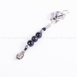 Onyx-Matte Onyx-Silver Hematite - Buddha's hand