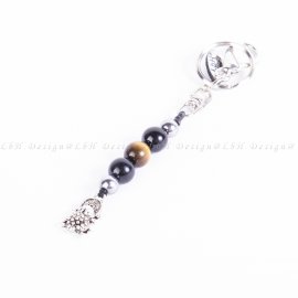 Ónix-Tigrisszem-Ezüst Hematit - Szerencsehozó Béka