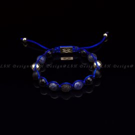 Sodalite-Onyx-Matte Onyx-Golden Hematite-Privilege 925 