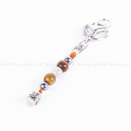 Tiger's Eye - Citrine - Silver Hematite - Lucky Buddha 