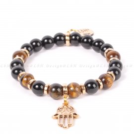 TIGRISSZEM-ÓNIX - FATIMA KEZE MEDÁL ARANY