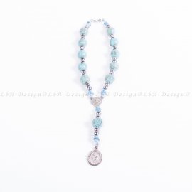 Turquenite – Silver Hematite - Saint Christopher