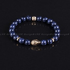 Zafír Buddha 925 Arany